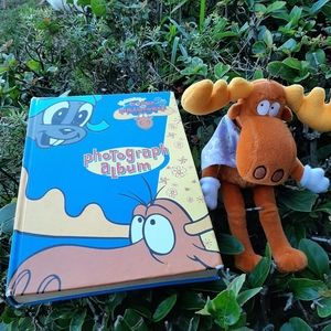 🍓Bundle Rocky and Bullwinkle Photo and Plush